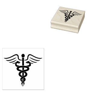 Sello De Caucho Símbolo médico doctor enfermera