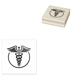 Sello De Caucho Símbolo médico doctor enfermera