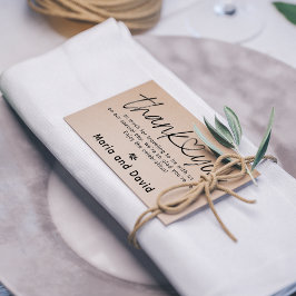 Sello De Caucho Simple Boda Gracias