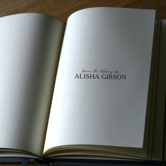 Sello De Caucho Simple De La Biblioteca De... Libro (Subido por el creador)