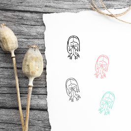 Sello De Caucho Simple Namaste Pray