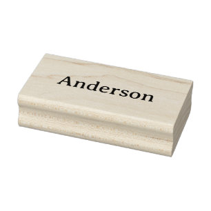 Sello De Caucho Simple Profesional Empresarial 1.5" x 3"