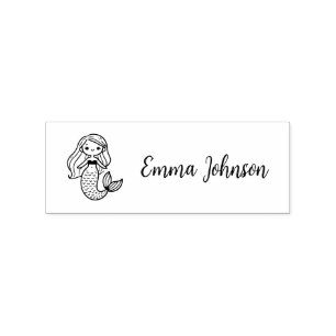 Sello De Caucho Sirena personalizada