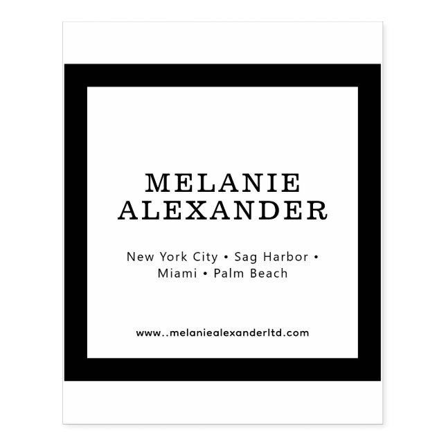 Sello De Caucho Sitio Web de Localización de Empaquetado Comercial (Impresión)