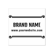 Sitio web de marca comercial de negocios de rollo 