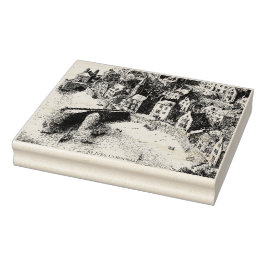 Sello De Caucho Sketch de vintage de St Ives Cornwall