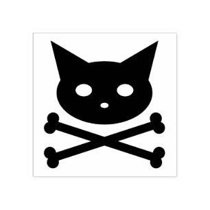 Sello De Caucho +{ Skull Kitty }}+