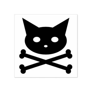 Sello De Caucho +{ Skull Kitty }}+