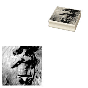 Sello De Caucho SlipperyJoe hombre muscular macizo de ropa interio