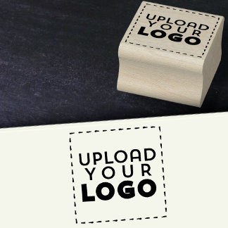 Sello De Caucho Small Square Business Logo Custom Rubber Stamp