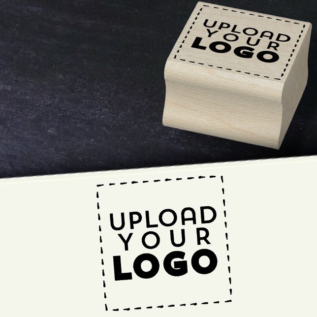 Sello De Caucho Small Square Business Logo Custom Rubber Stamp (Subido por el creador)