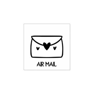 Sello De Caucho Sobre de correo aéreo