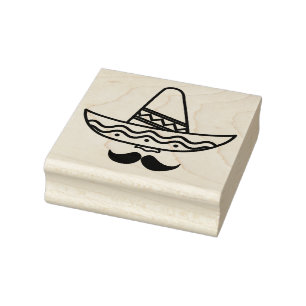 Sello De Caucho Sombrero