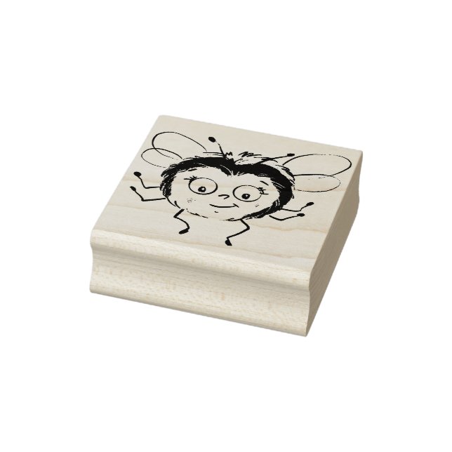 Sello De Caucho Sonriente Bumble Bee (Sello)