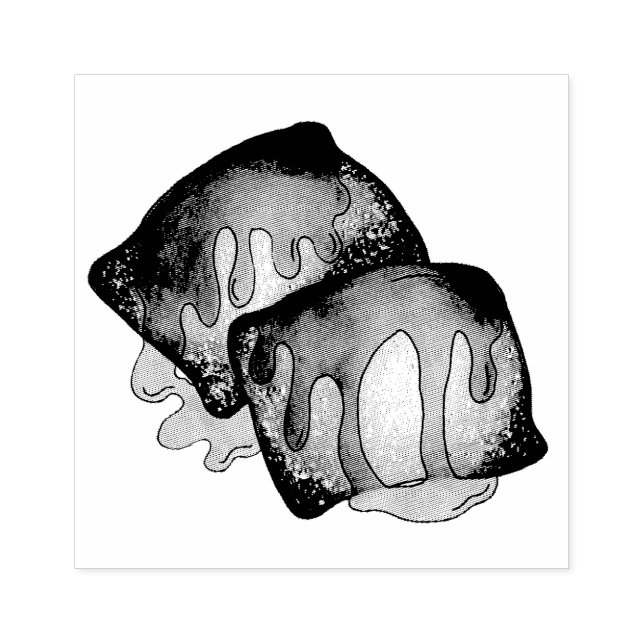 Sello De Caucho Sopaipilla Sopapilla Cachanga Sopaipa Fried Pastry (Impresión)