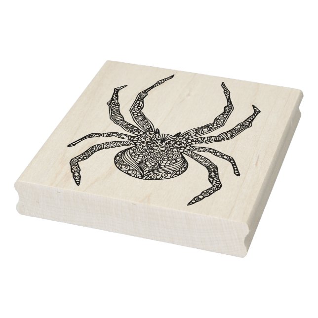 Sello De Caucho Spider Doodle (Sello)