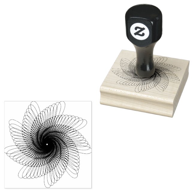 Sello De Caucho Spirograph Decorative Ornament Scrapbooking (Sellado)