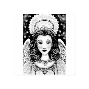 SELLO DE CAUCHO ST. EL DÍA DE PATRICK IRLANDO ANGEL RUBBER STAMP