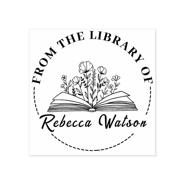 Sello De Caucho STAMP DE LIBRETA DE personalizados (Impresión)