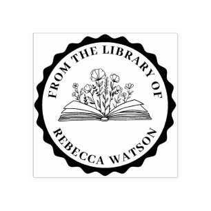 Sello De Caucho STAMP DE LIBRETA DE personalizados