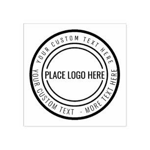 Sello De Caucho STAMP DE LOGOTIPO DE NEGOCIOS personalizado