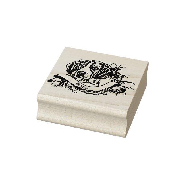 Sello De Caucho Stempel Anno 1900 mit Beagle  (Sello)