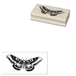 Sello De Caucho Storybook Moth Gummistempel