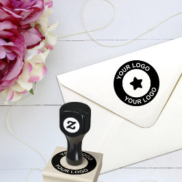 Sello De Caucho Su logotipo comercial personalizado
