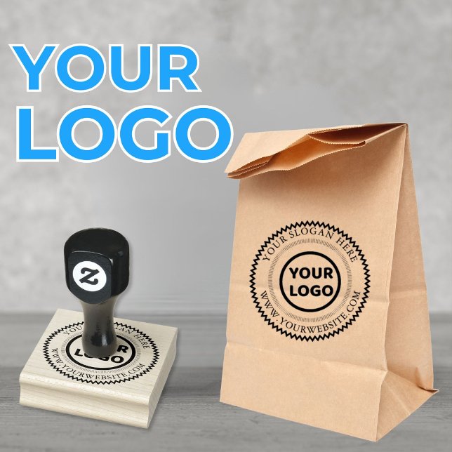 Sello De Caucho Su logotipo profesional (Your Business Logo Rubber Stamp.)