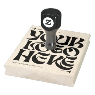 Sello De Caucho Su Personalizado de logotipos de empresas Groovy R