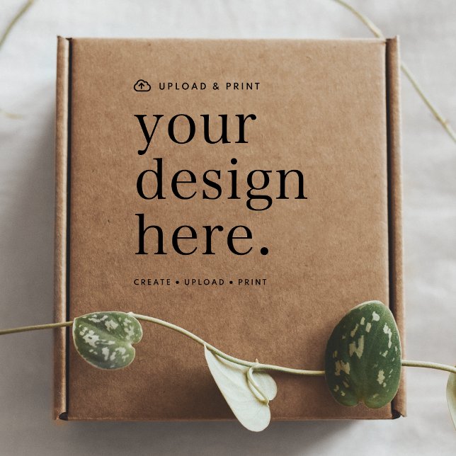 Sello De Caucho Sube tu diseño de 6,4 cm (Create, upload, print - a bespoke design stamp created in your style, for business or personal use.)