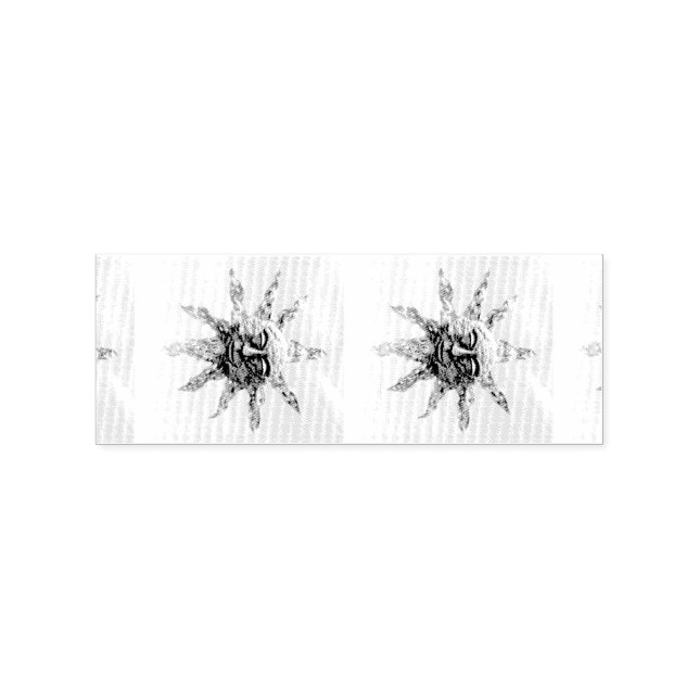 Sello De Caucho Sunfaces en azul Thunder_Cove (Impresión)