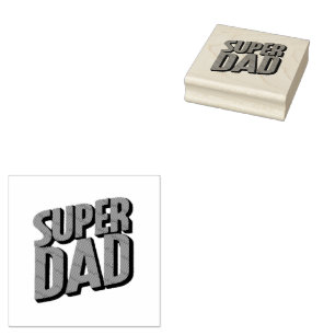 Sello De Caucho Superdad