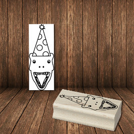 Sello De Caucho T-Rex Dinosaur Head Birday Party