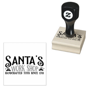 Sello De Caucho Taller de Santa Claus en el Polo Norte