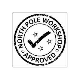 SELLO DE CAUCHO TALLER NORTH POLE APROBADO