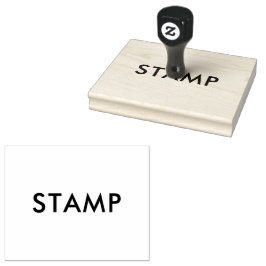 Sello De Caucho Tamaño personalizado de 4.0" x 5.0"