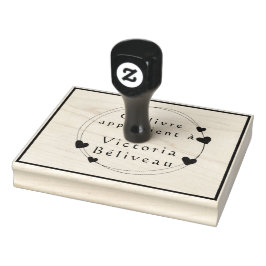 Sello De Caucho Tampon Encreur Grand logo personnalisé sur mesure