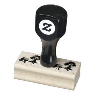 Sello De Caucho tampones encreur cheval 
