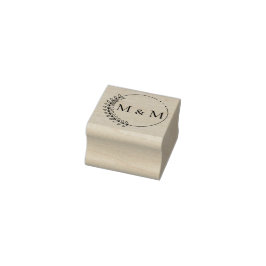 Sello De Caucho Tampons Encreurs Motif floral, Initiales, Monogram