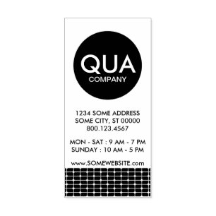 Sello De Caucho tarjeta de presentación de la empresa de grillas s