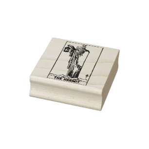 Sello De Caucho Tarjeta Tarot: The Hermit: Texto personalizado