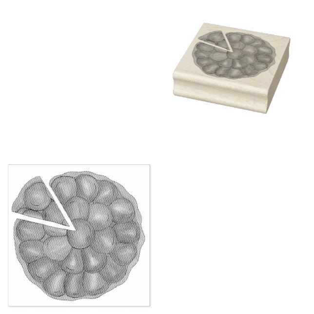 Sello De Caucho Tarte Tatin Fruit Tart Pasta de Pie de Apple (Sellado)