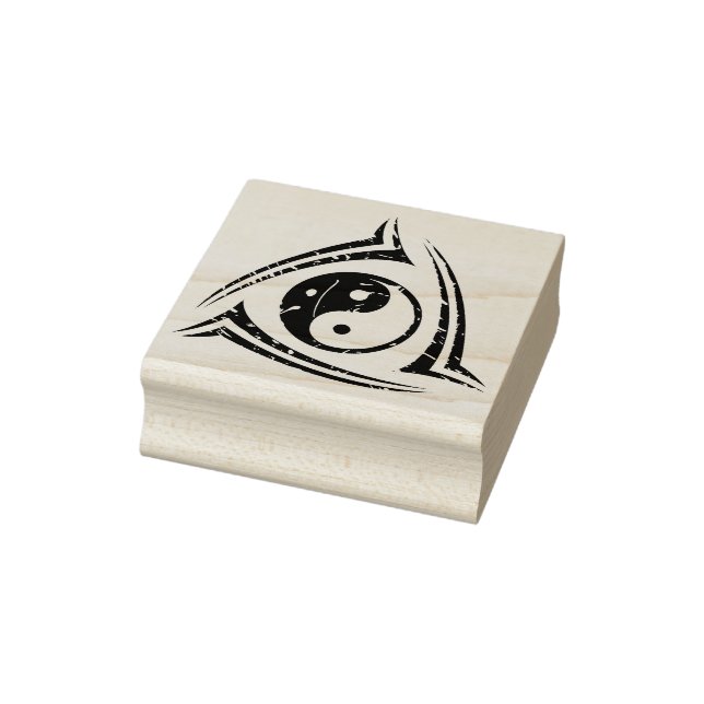 Sello De Caucho Tatuaje tribal Yin & Yang + tus ideas (Sello)