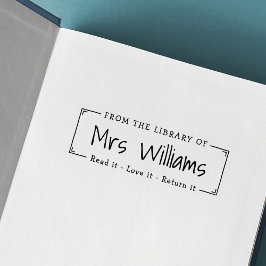 Sello De Caucho Teacher from the library of bookplate rubber stamp