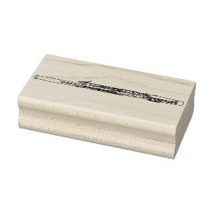 Sello De Caucho Teatro de música de Bassoon Woodwind