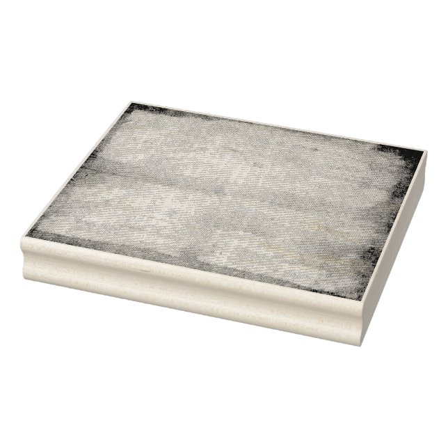 Sello De Caucho Tejido grueso texturizado marco de borde (Sello)