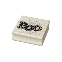 Telaraña de Halloween con "Boo"