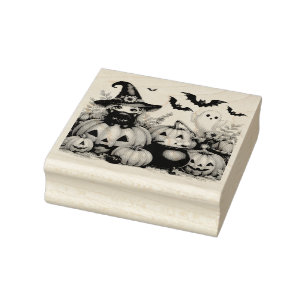Sello De Caucho Tema de Cute Halloween