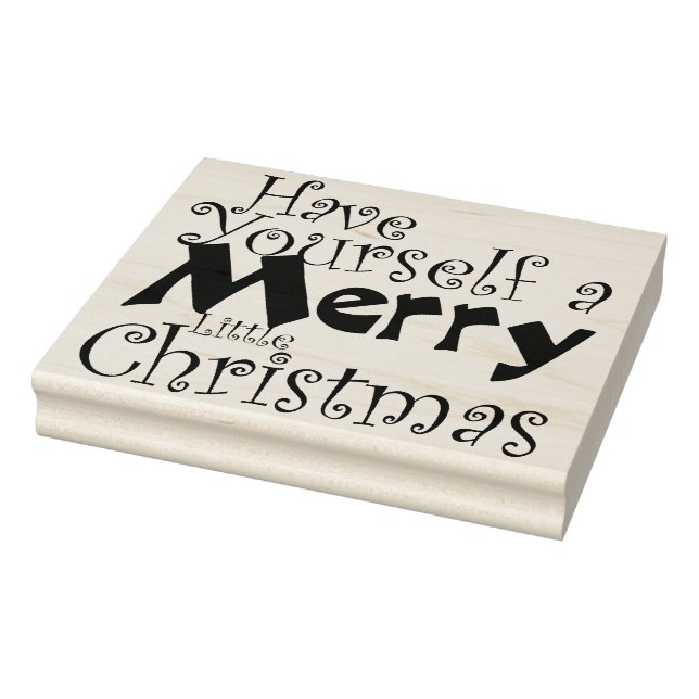 Sello De Caucho Ten Feliz Navidad (Sello)